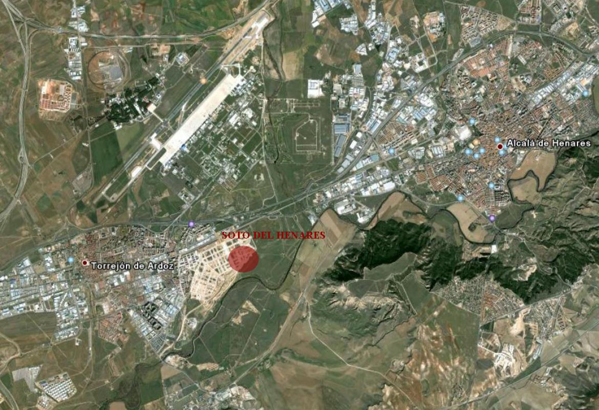 Situación del yacimiento de Soto del Henares