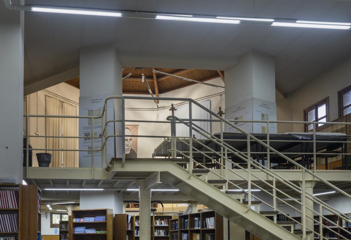 Interior del Instituto de Enseñanza Secundaria Cervantes
