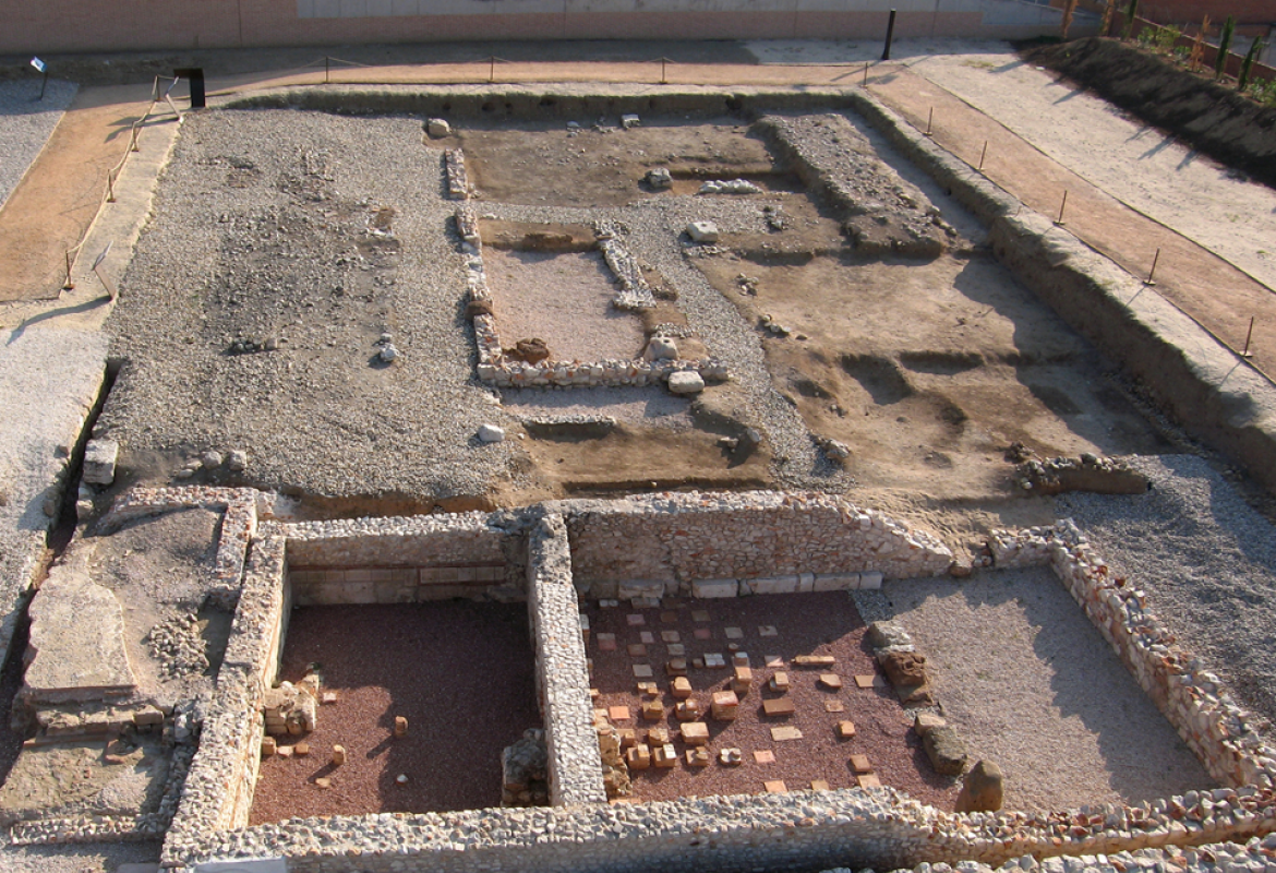 General view of the South thermal baths