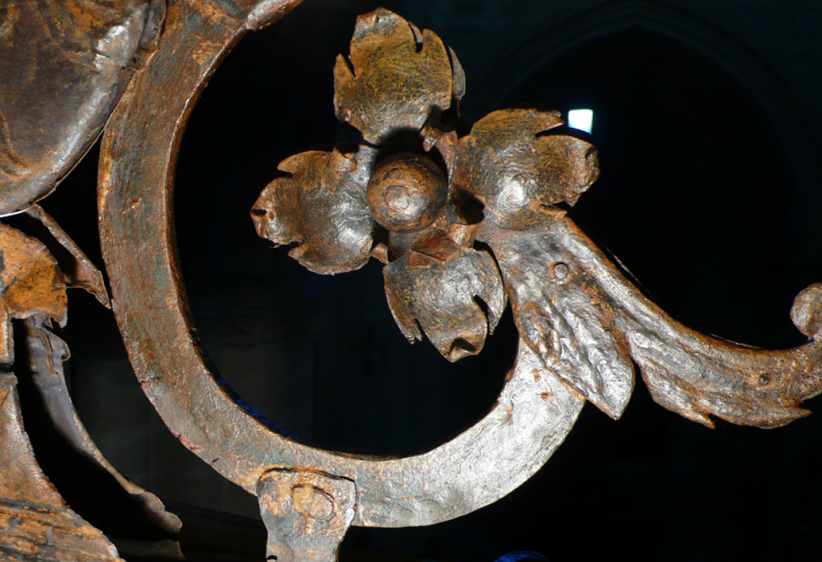 Reja de la capilla de la Anunciación o de Hernán López de Segovia