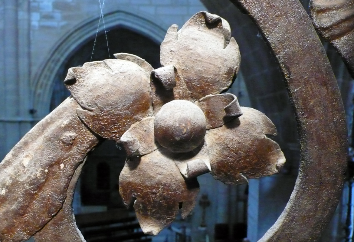 Reja de la capilla de la Anunciación o de Hernán López de Segovia