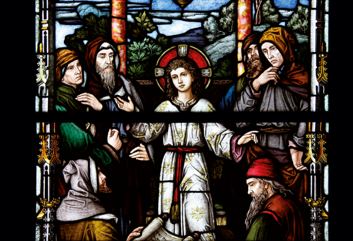 Jesús entre los doctores RESTAURADA 