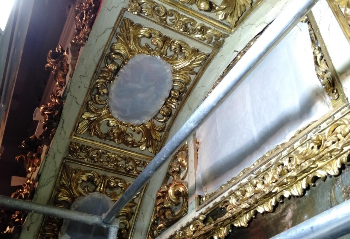 retablo san nicolás restauración