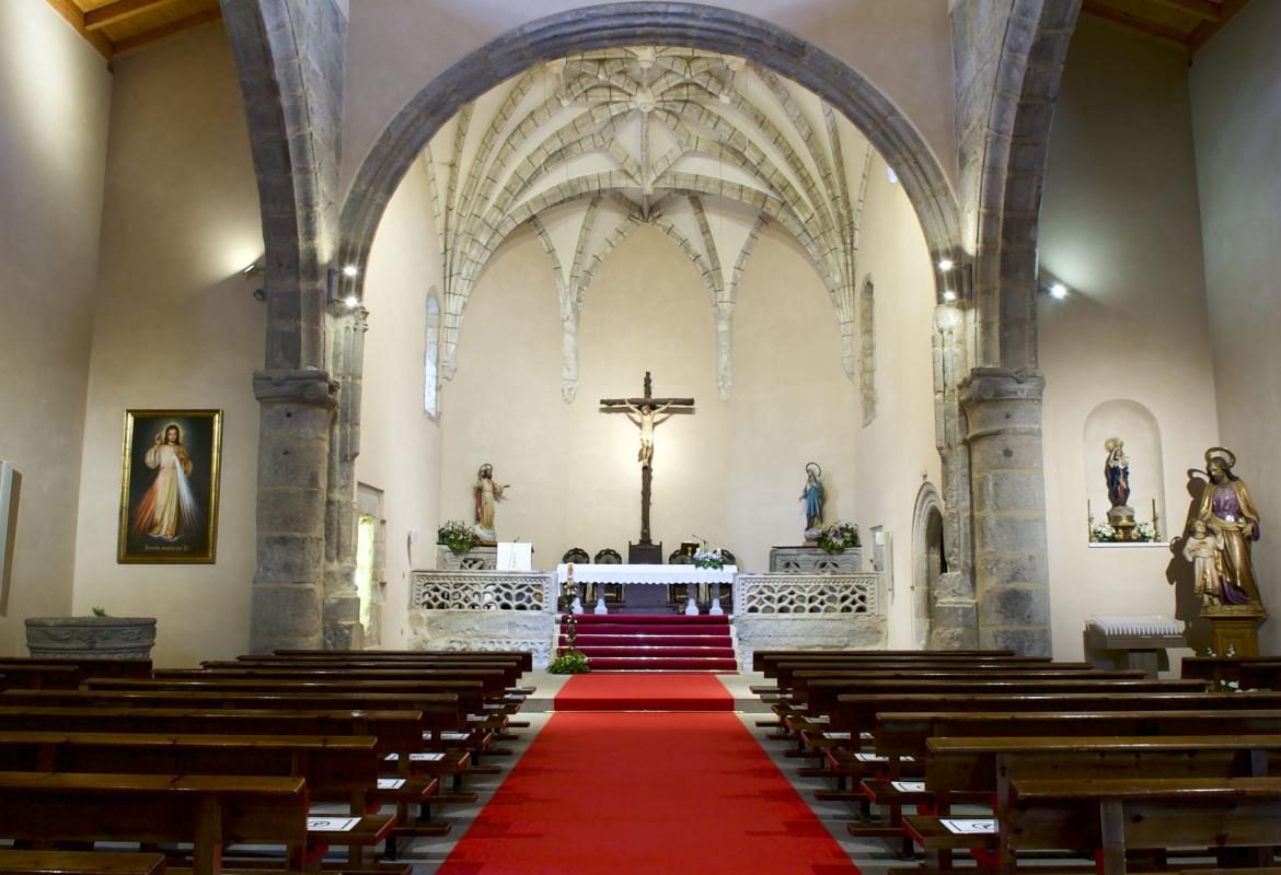 La iglesia parroquial de Nuestra Señora de las Nieves en Manzanares el Real