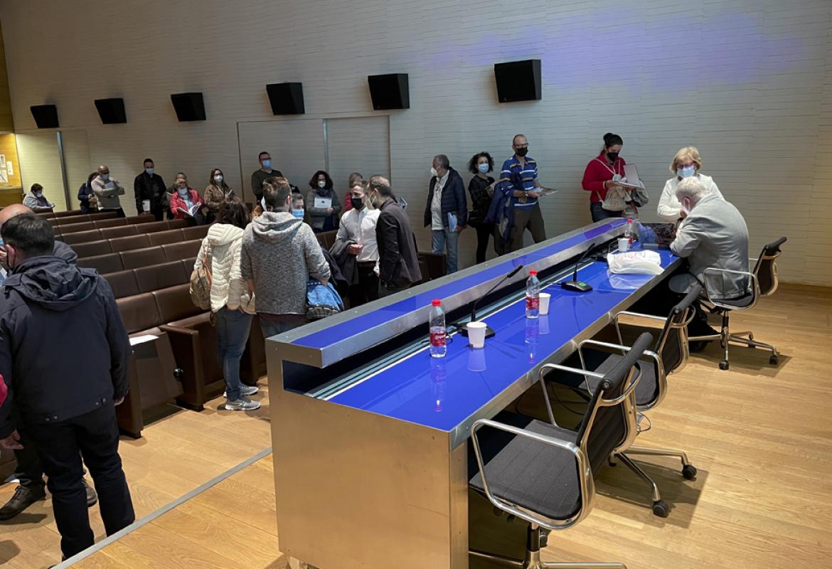 Imagen de la presentación del libro en el Auditorio El Águila