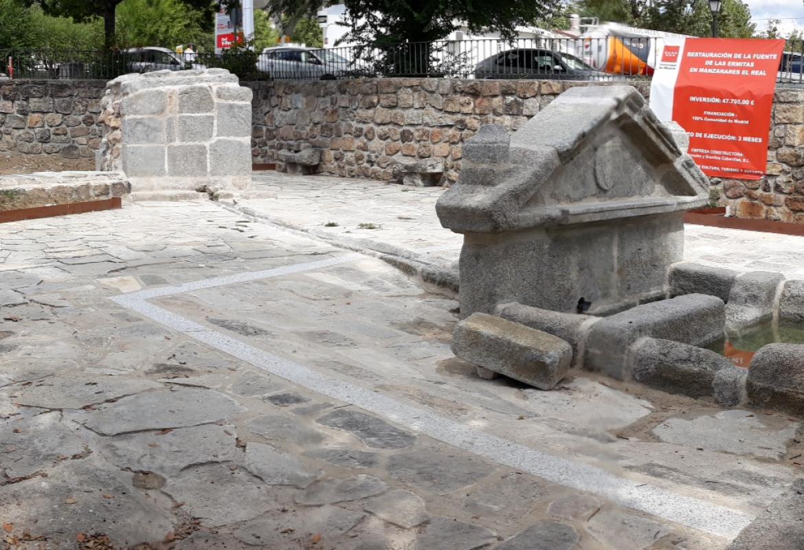 restauración fuente Ermitas 1