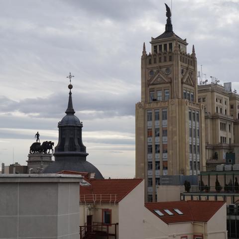 Imagen desde azotea de Gran Vía