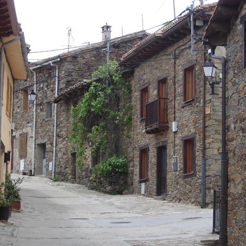 Location in La Hiruela