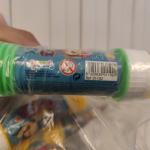 Tubo con líquido para hacer pompas de jabón, "paw patrow"