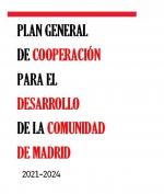 Plan General de Cooperación al Desarrollo 2021-2024